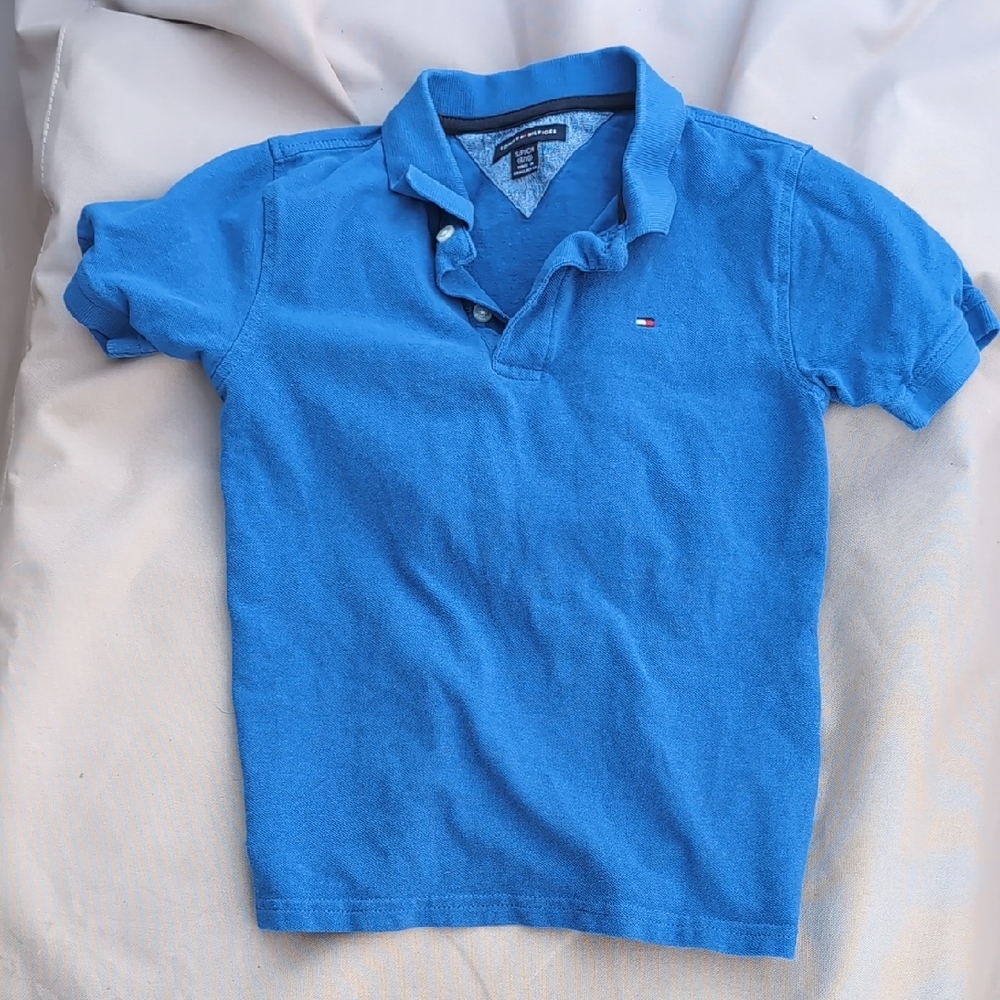 Tommy Hilfiger Kids Vibrant Blue Polo